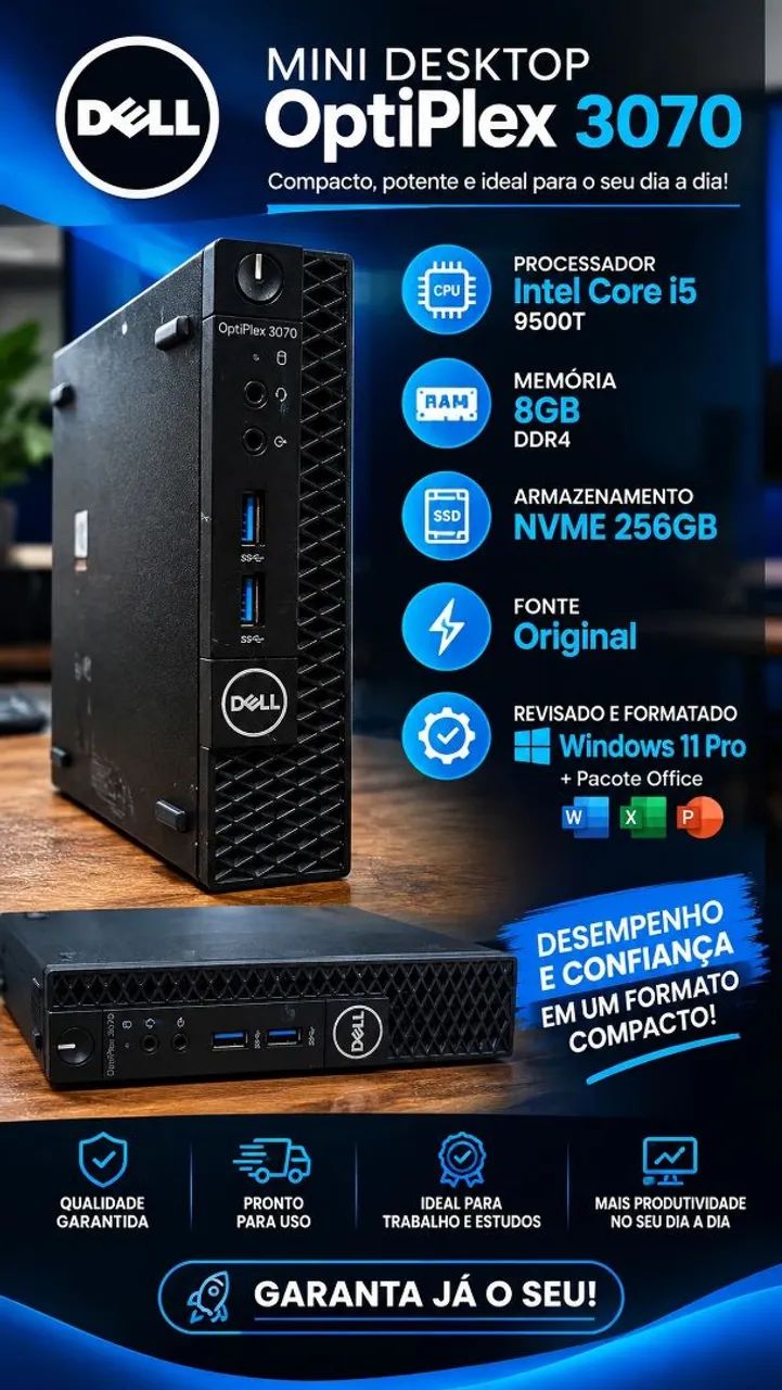 Lote com 2 mini desktop 