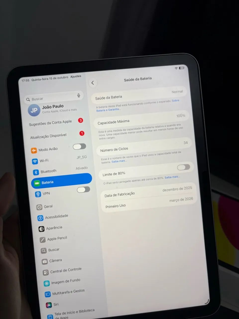 Ipad 11 128gb + Acessórios  - Foto 3