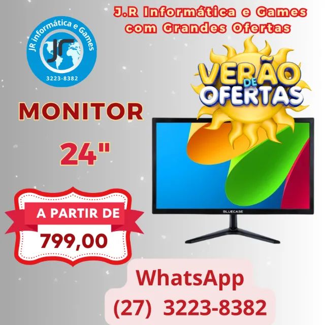 Monitor 24" Bluecase - Novo e com Garantia