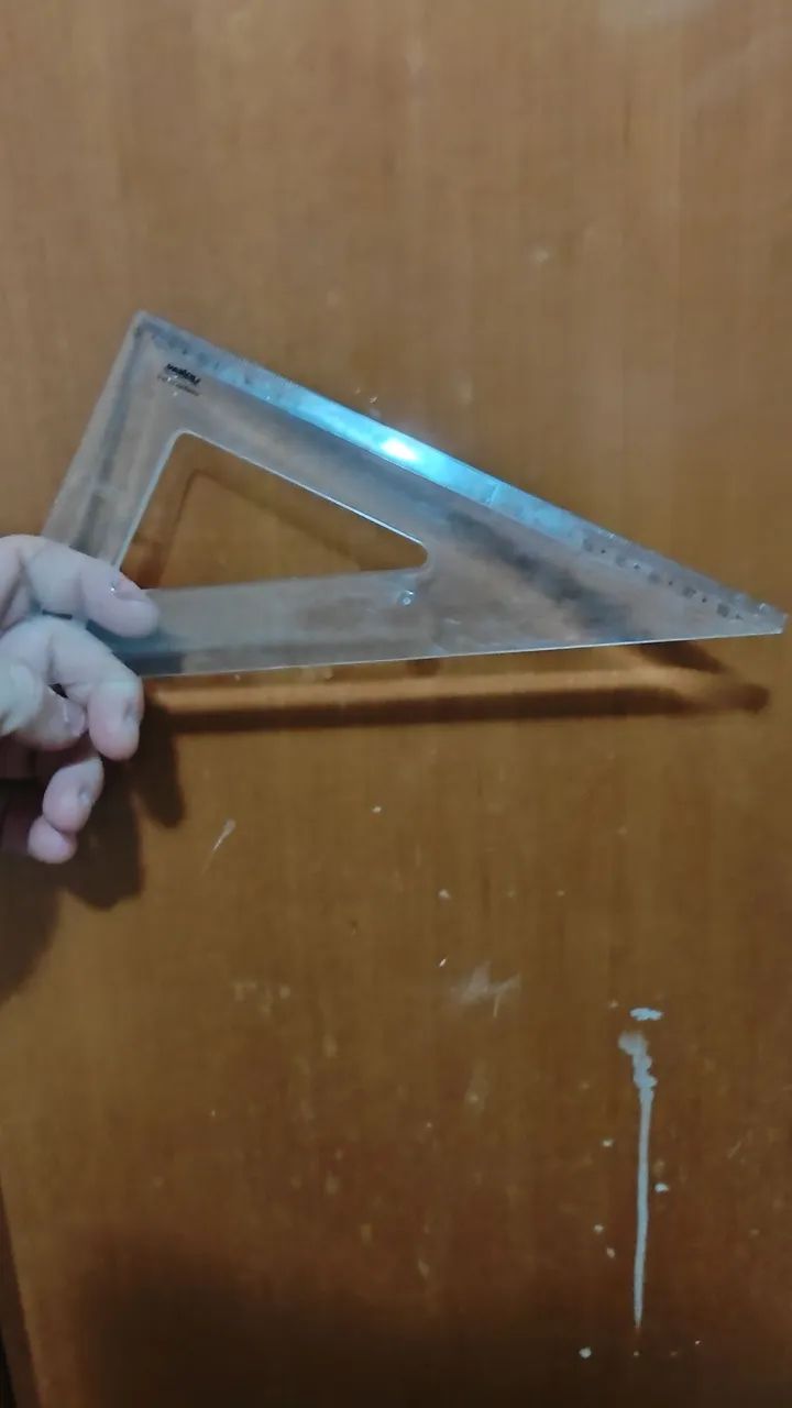 Conjunto de esquadros e transferidor! - Foto 2