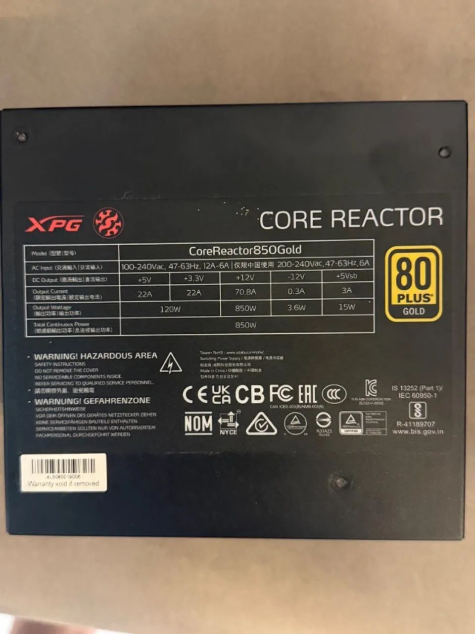 XPG Core Reactor 850W 80+ Gold - Foto 3