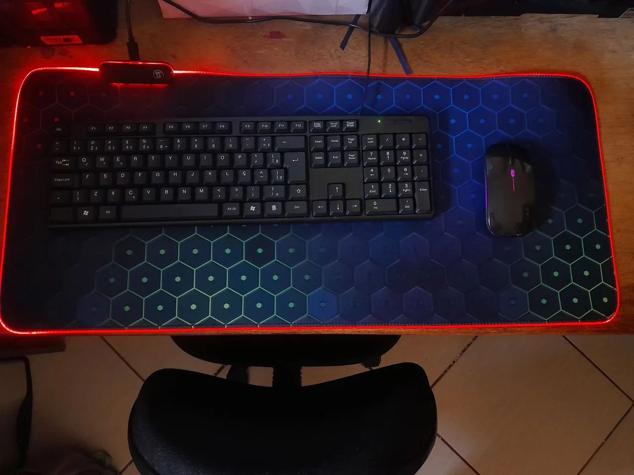 Mouse Pad Led RGB Grande 70x30 - Foto 5