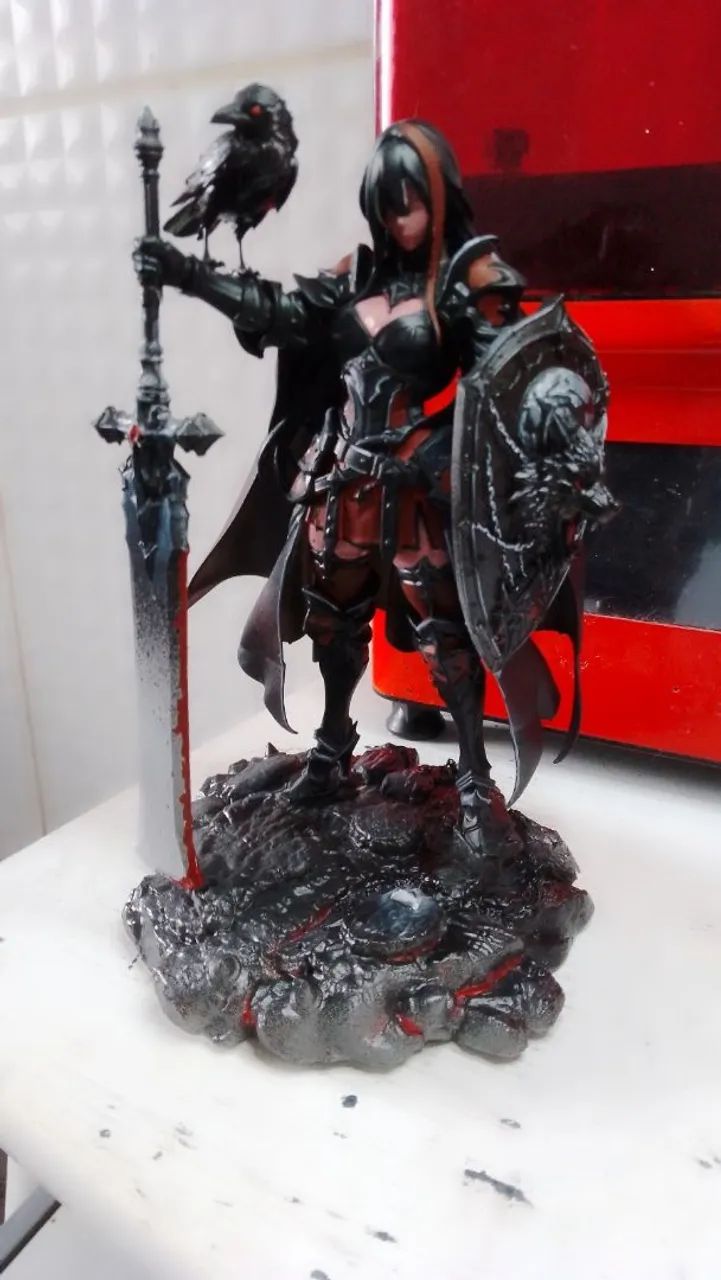 ART figure detalhada de guerreira 