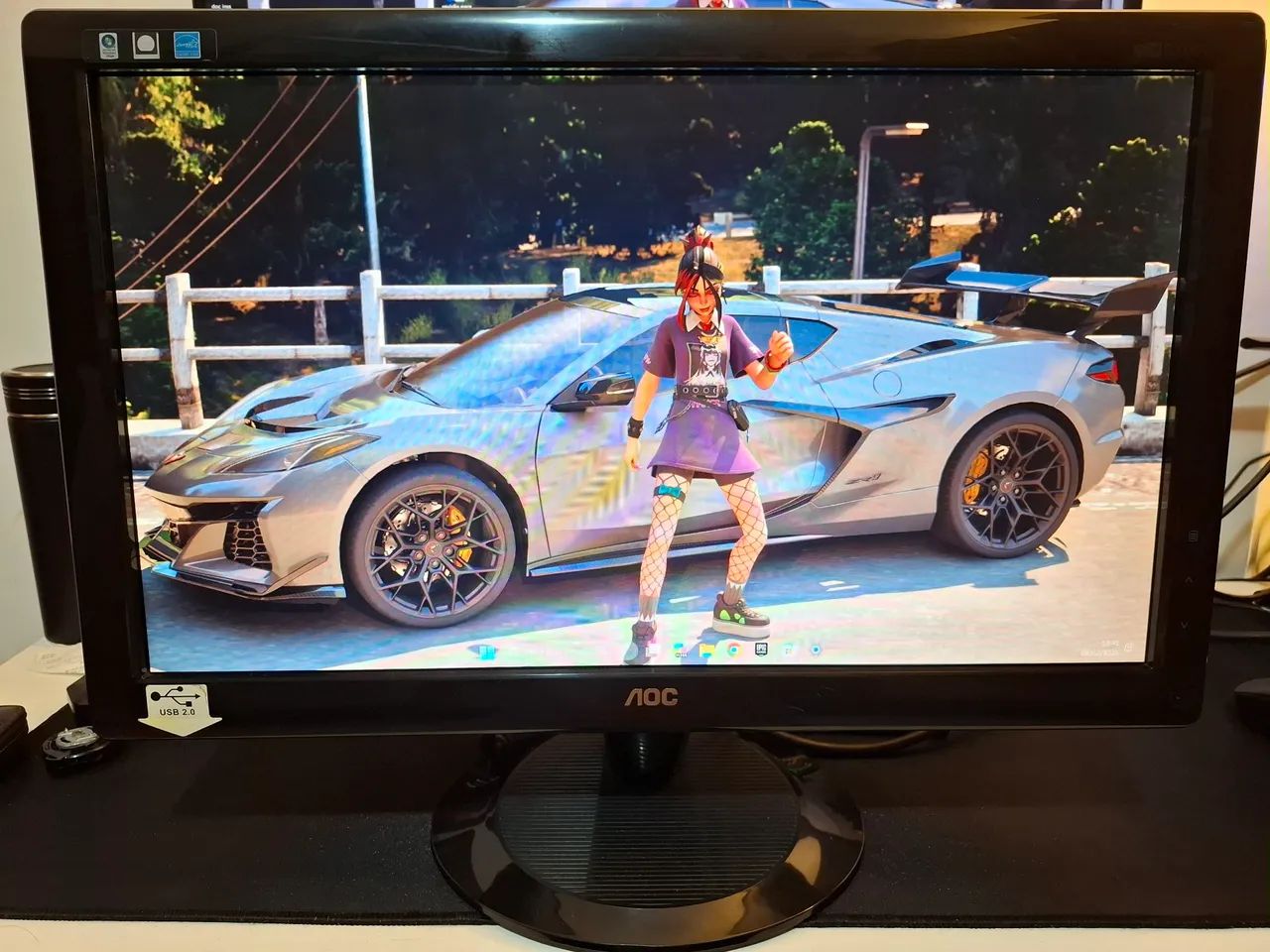 Monitor AOC 20 polegadas HDMI com som integrado