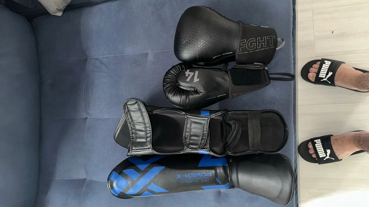 Luva de Box e Caneleira Olimpo PowerX  - Foto 5