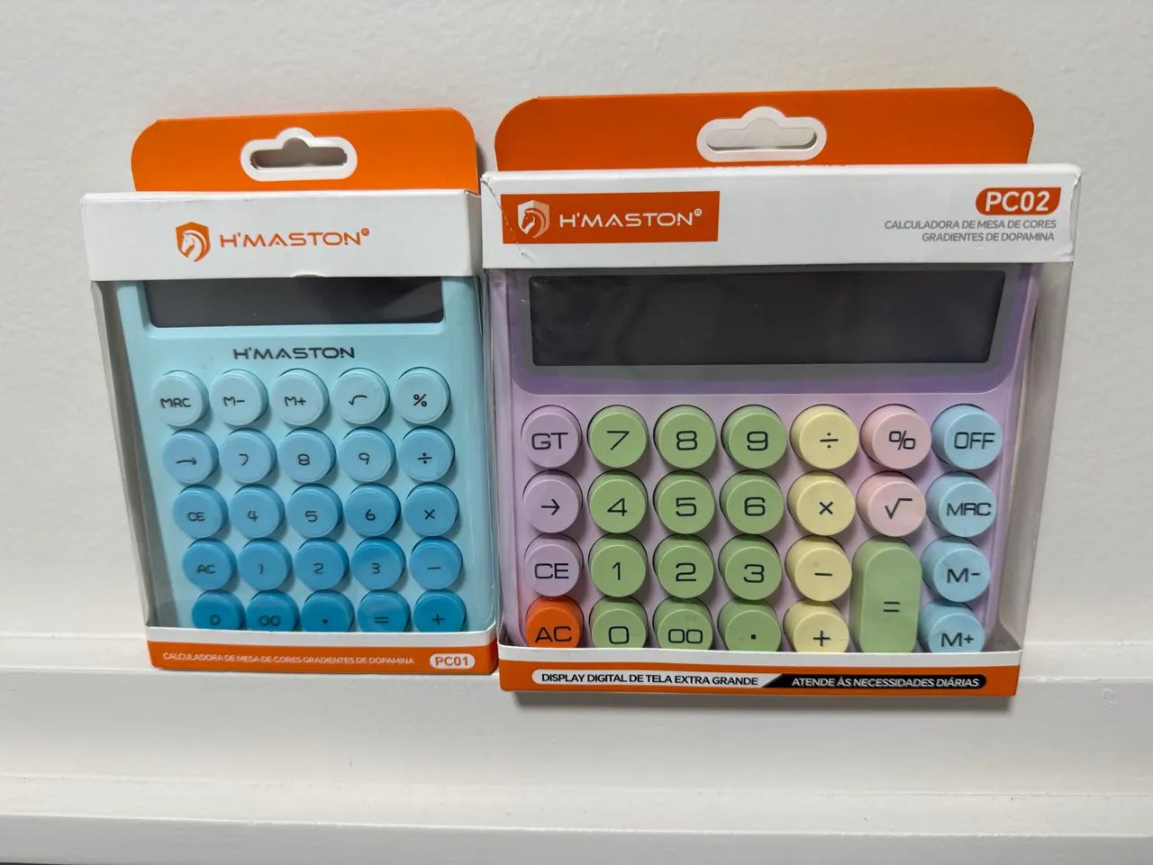 Calculadora colorida  PC 01 $ 45,00 e  PC 02 $ 57,00 - Foto 2