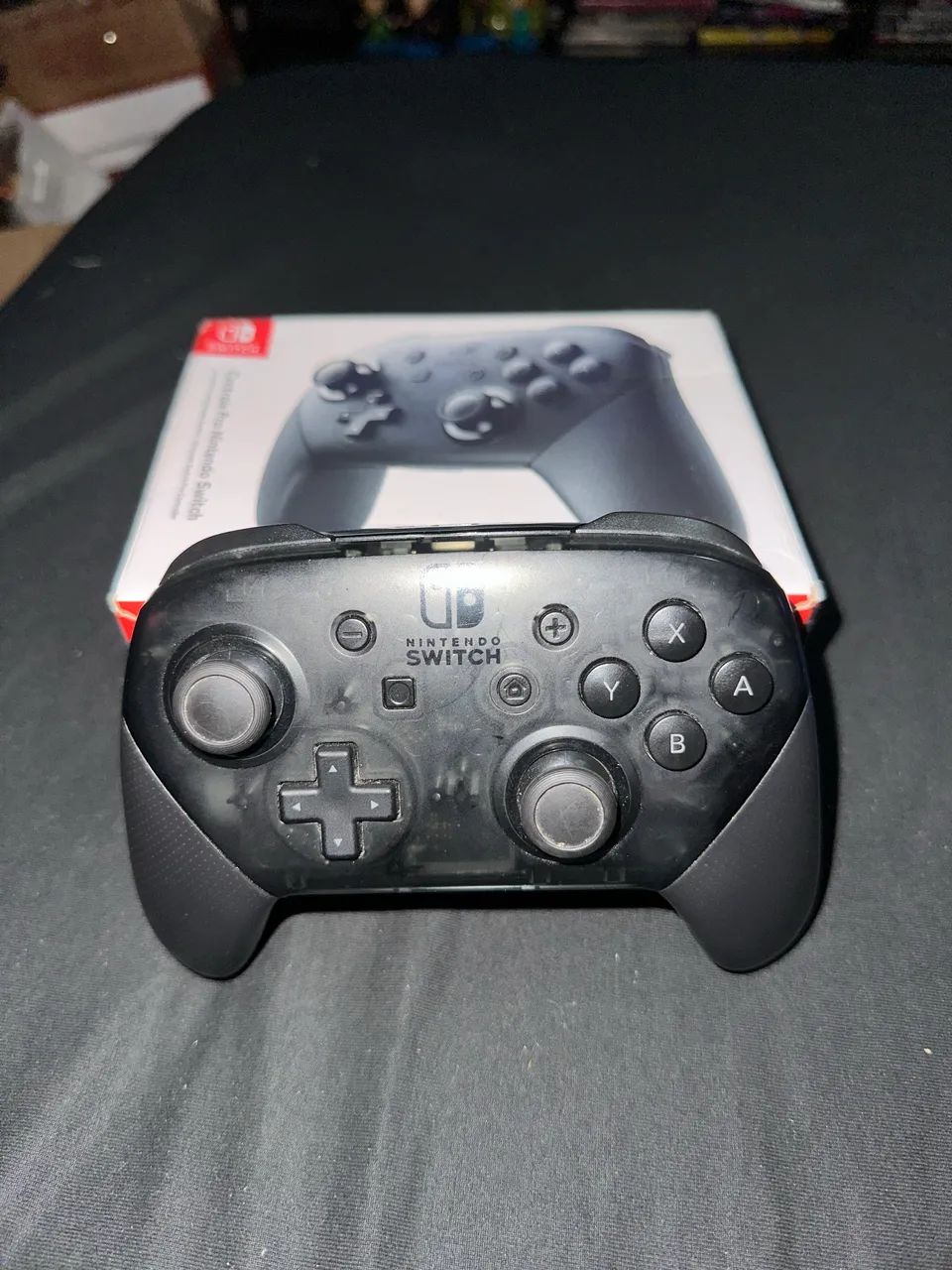Nintendo switch pro controller original com caixa