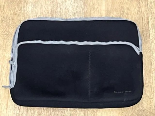CASE PARA NOTEBOOK 13 POLEGADAS COM ESPACO PARA ACESSÓRIOS ZIPER CINZA BLACK INC