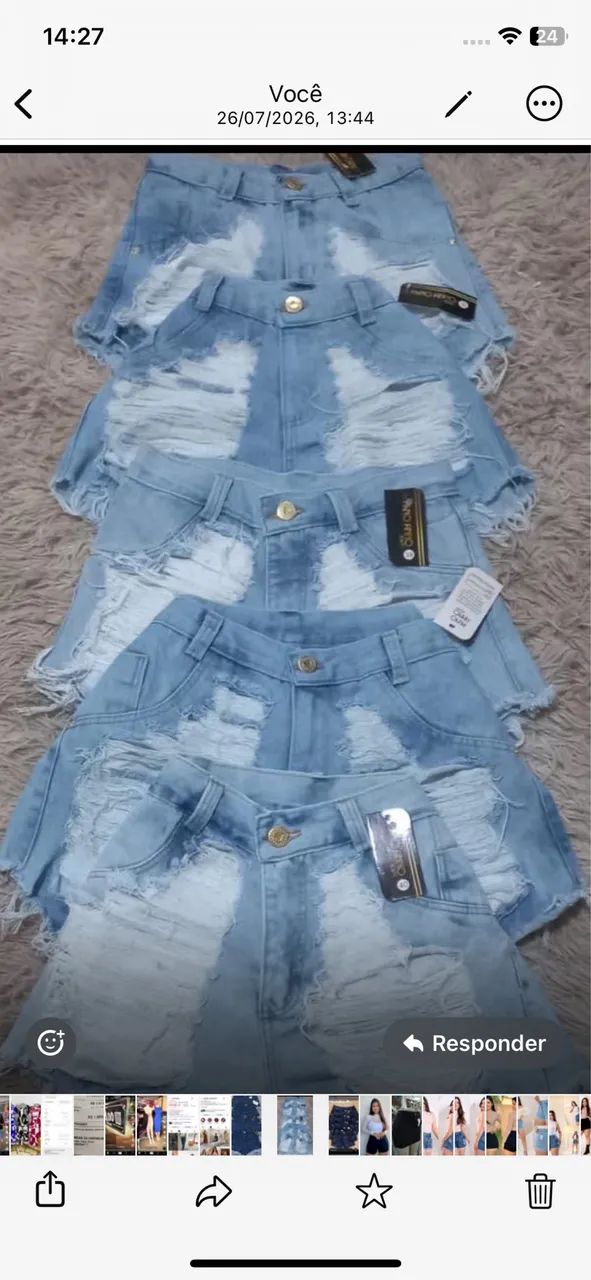 Shorts e saias tipo cargo - Foto 4