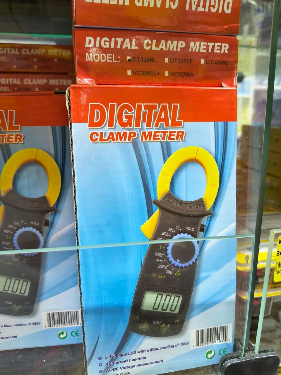 Vc3266l Lcd Digital Clamp Multimeter Volt Voltage Amp Ohm - Foto 3