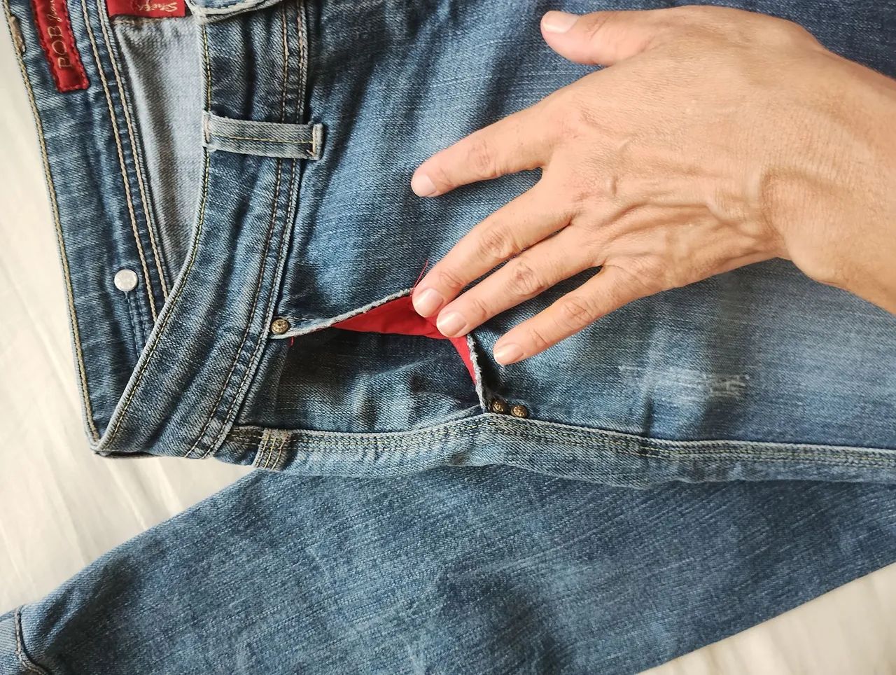 Calça Jeans modelo Alfaiataria  - Foto 2