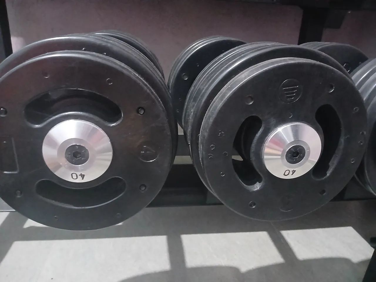 Dumbbell injetado mais suporte - Foto 2