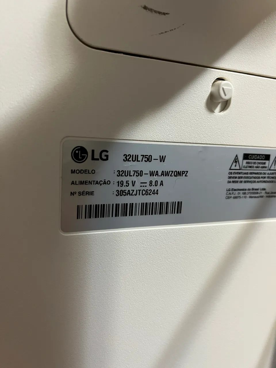 Monitor LG 32 polegadas 4K 60hz com hub USB/Thunderbolt - Foto 2