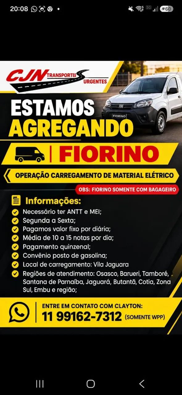 Agrega-se fiorino 