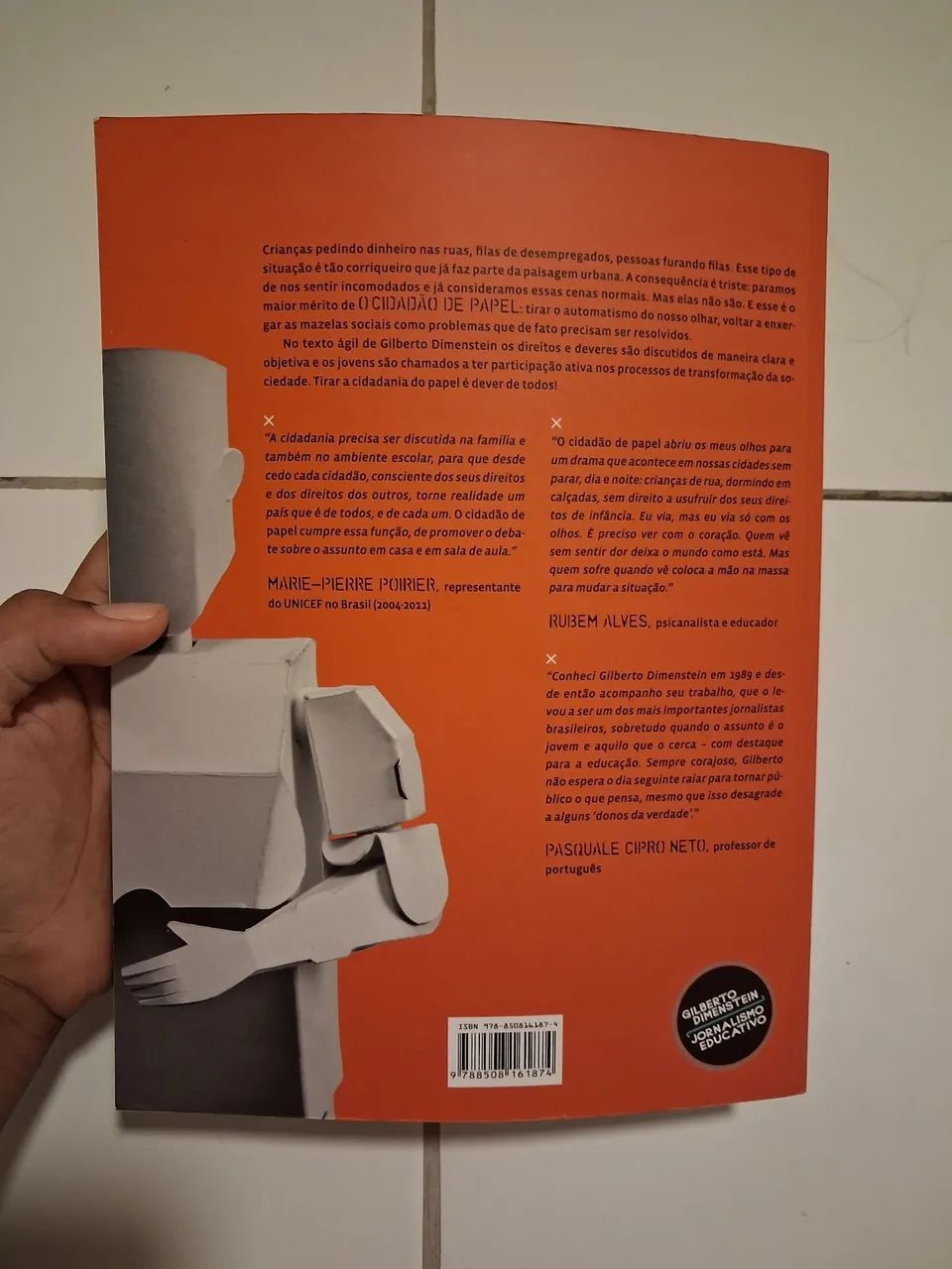 Livro O cidadão de papel - Foto 2