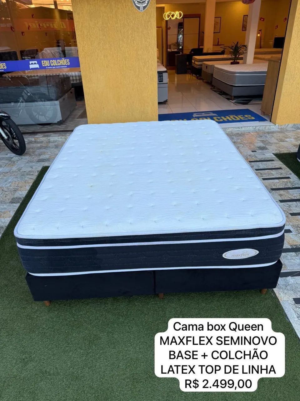 Colchão QUEEN MAXFLEX LÁTEX SEMINOVO TOP - Entrego! 