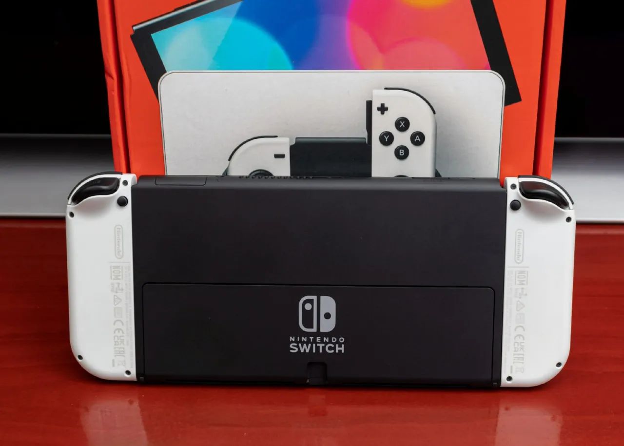 Nintendo Switch OLED Branco Desbloqueado - Foto 5