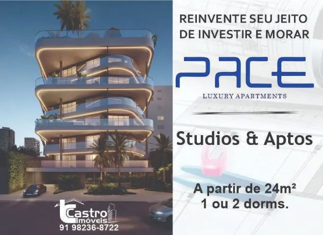 Condomínio PACE. Studios & Aptos com 1 ou 2/4 e 1 vaga. C055