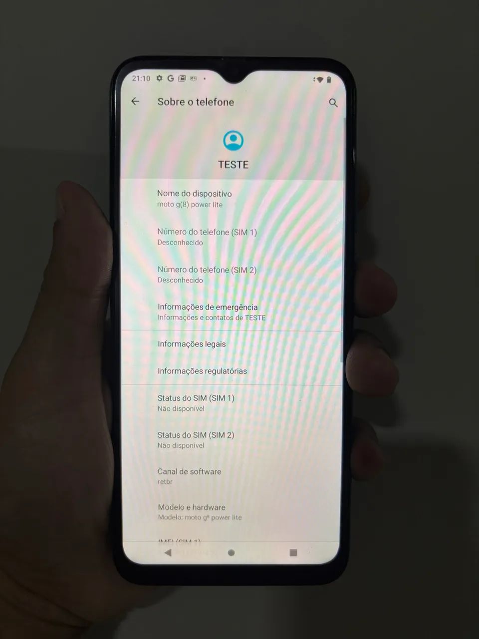 CELULAR MOTO G8 64gb - Foto 2
