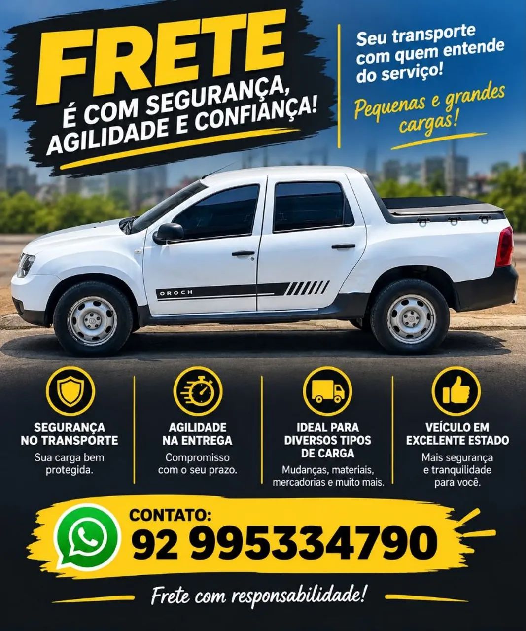 ? FRETE EM MANAUS - AM