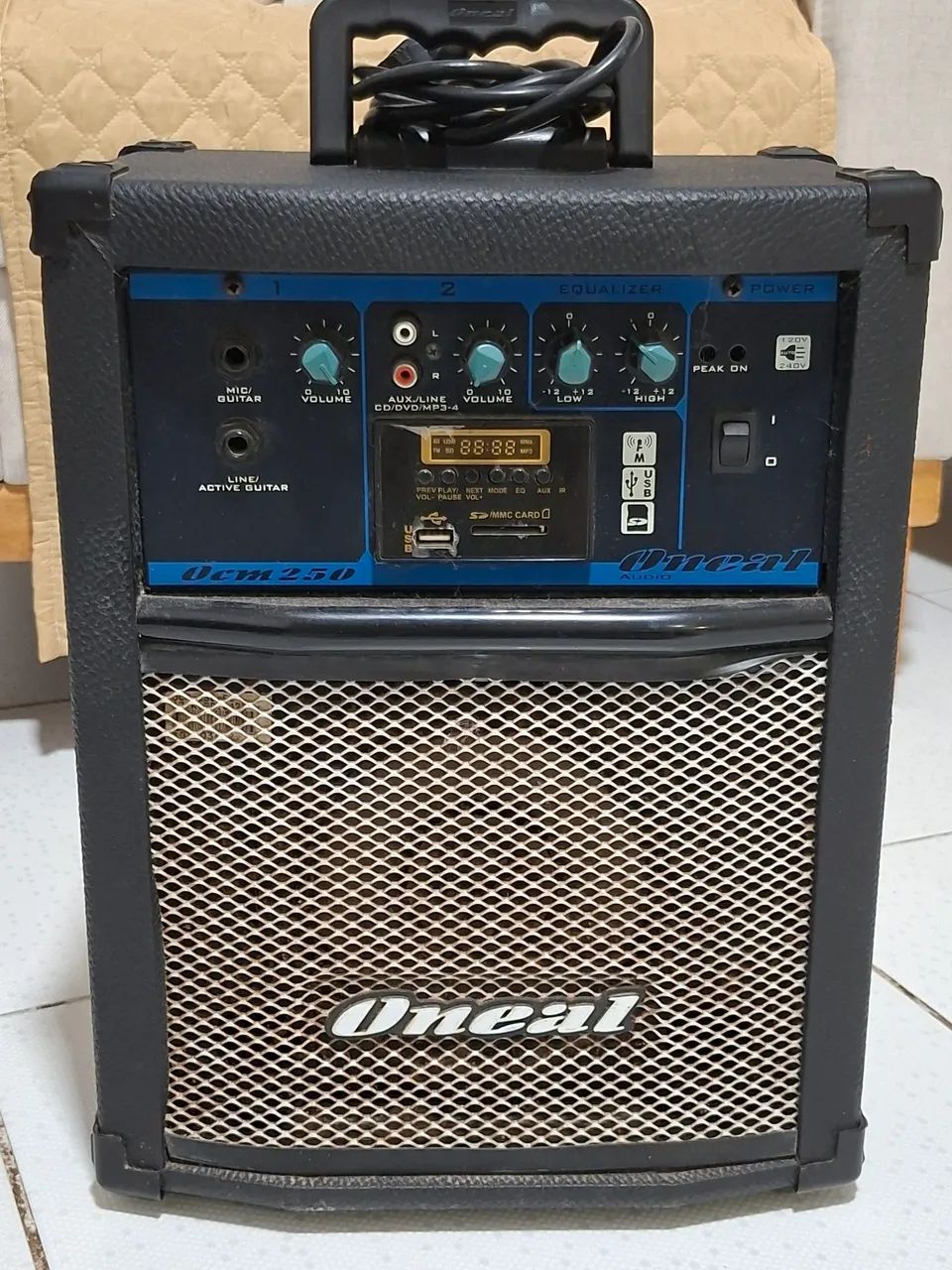 CAIXA AMPLIFICADA ONEAL - OCM 250 MULTIUSO (MUITO CONSERVADA) - Foto 3