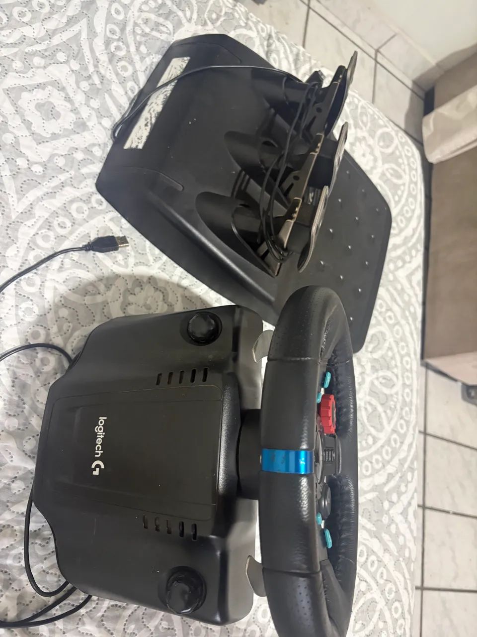 Volante+pedais Logitech G29 - Foto 2