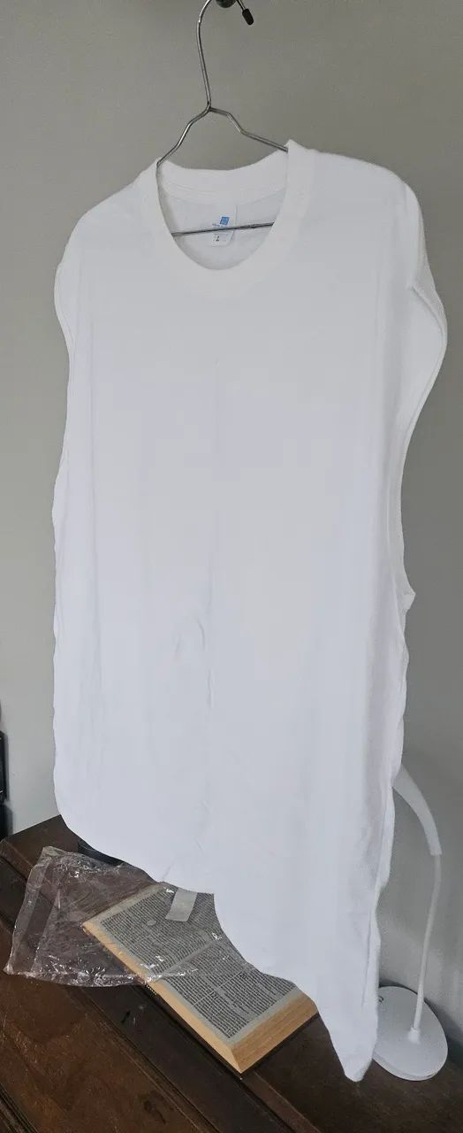 Camiseta regata 100% algodão  - Foto 4