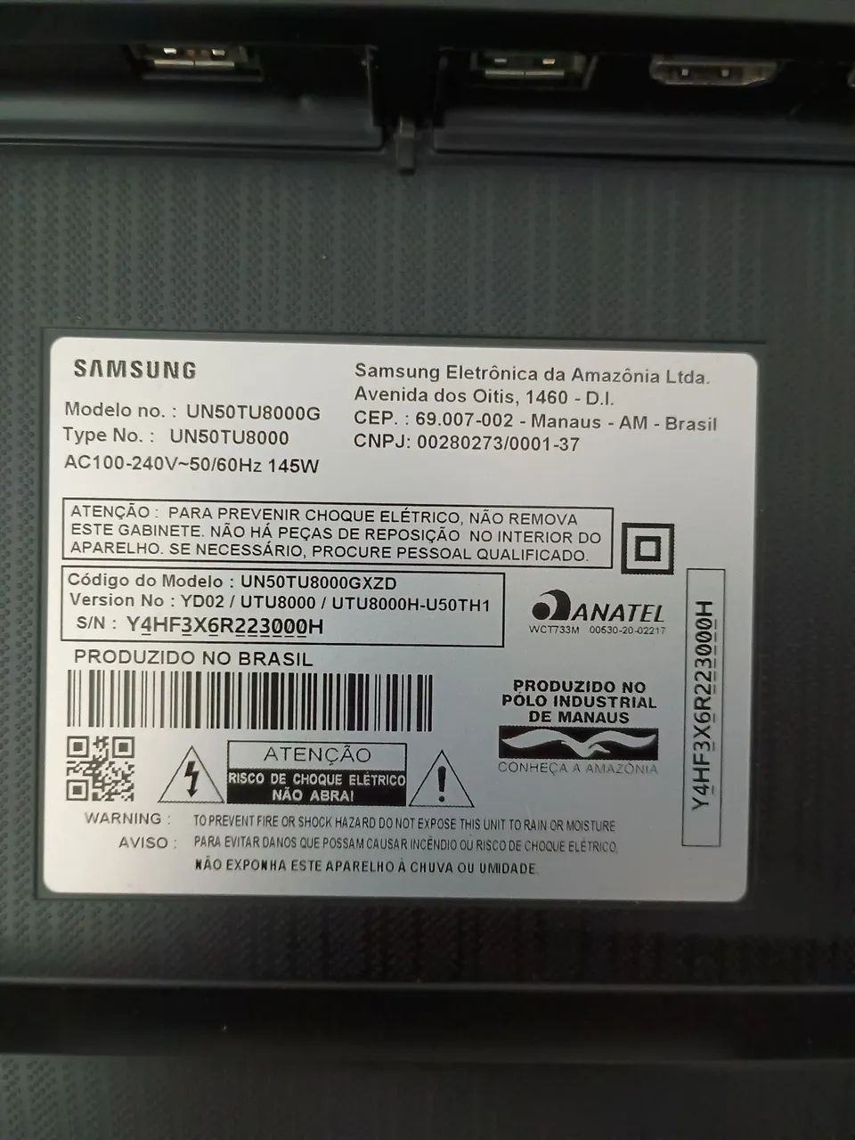 TV Samsung 50 polegadas - Com Defeito - Foto 2