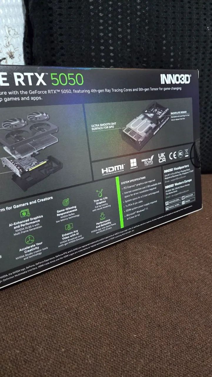 RTX 5050 8 GB Inno3d Twin x2 - Foto 2
