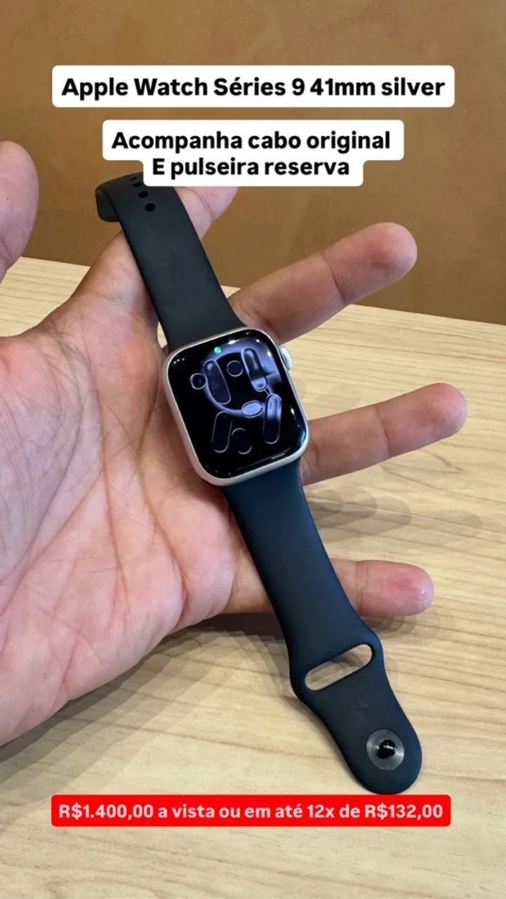 Apple Watch Séries 9 41mm Silver - Foto 3