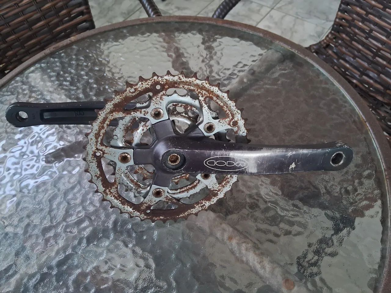Pedevela 3 coroas bem novinho mtb - Foto 3