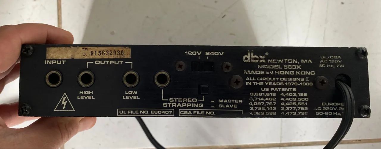 DBX 563 - The Silencer - Compressor/ Noise Reduction - Foto 2