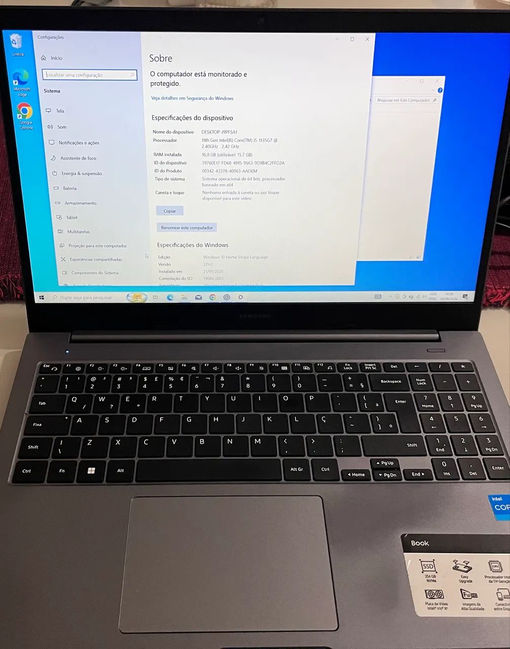 Notebook Samsung I5 - Foto 2