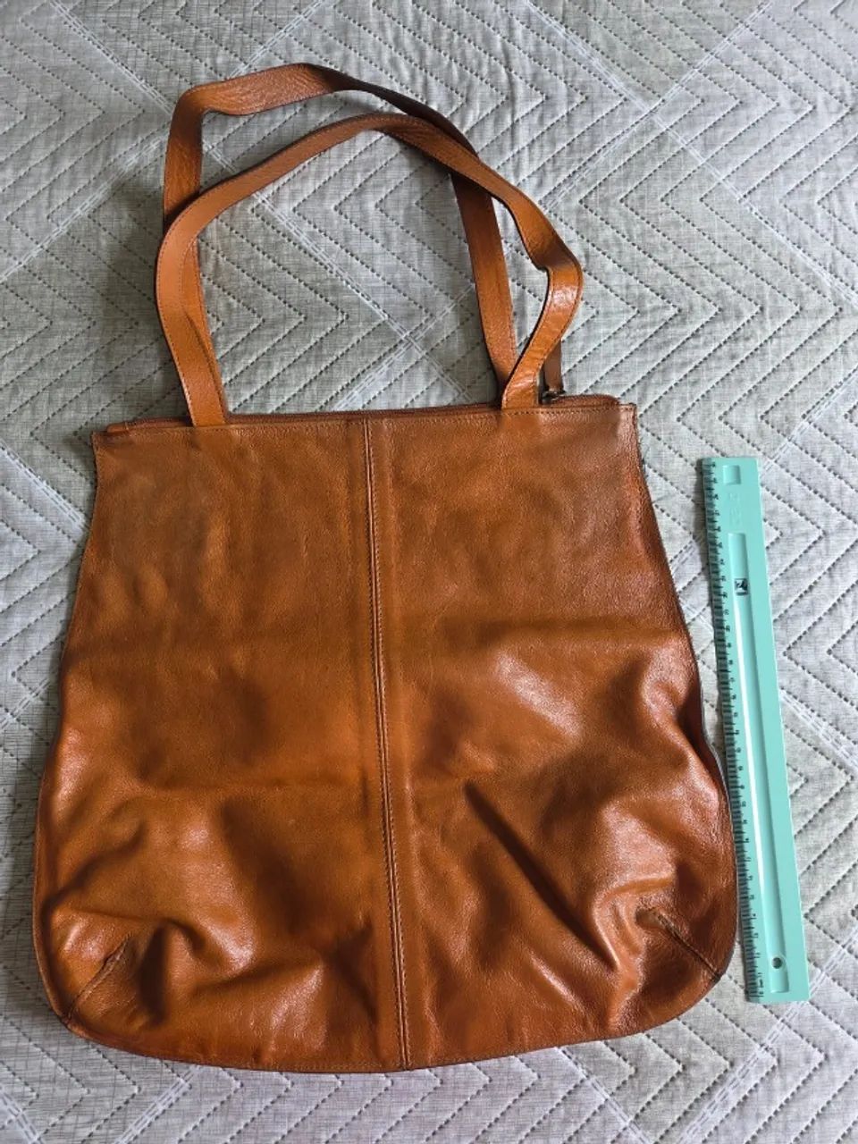 Bolsa feminina na cor caramelo - Foto 3