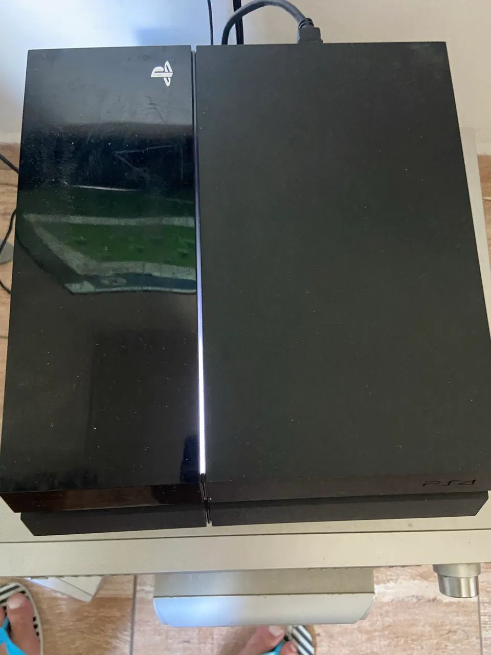 Ps4 modelo fat 500gb 2 controles +9 jogos  - Foto 6