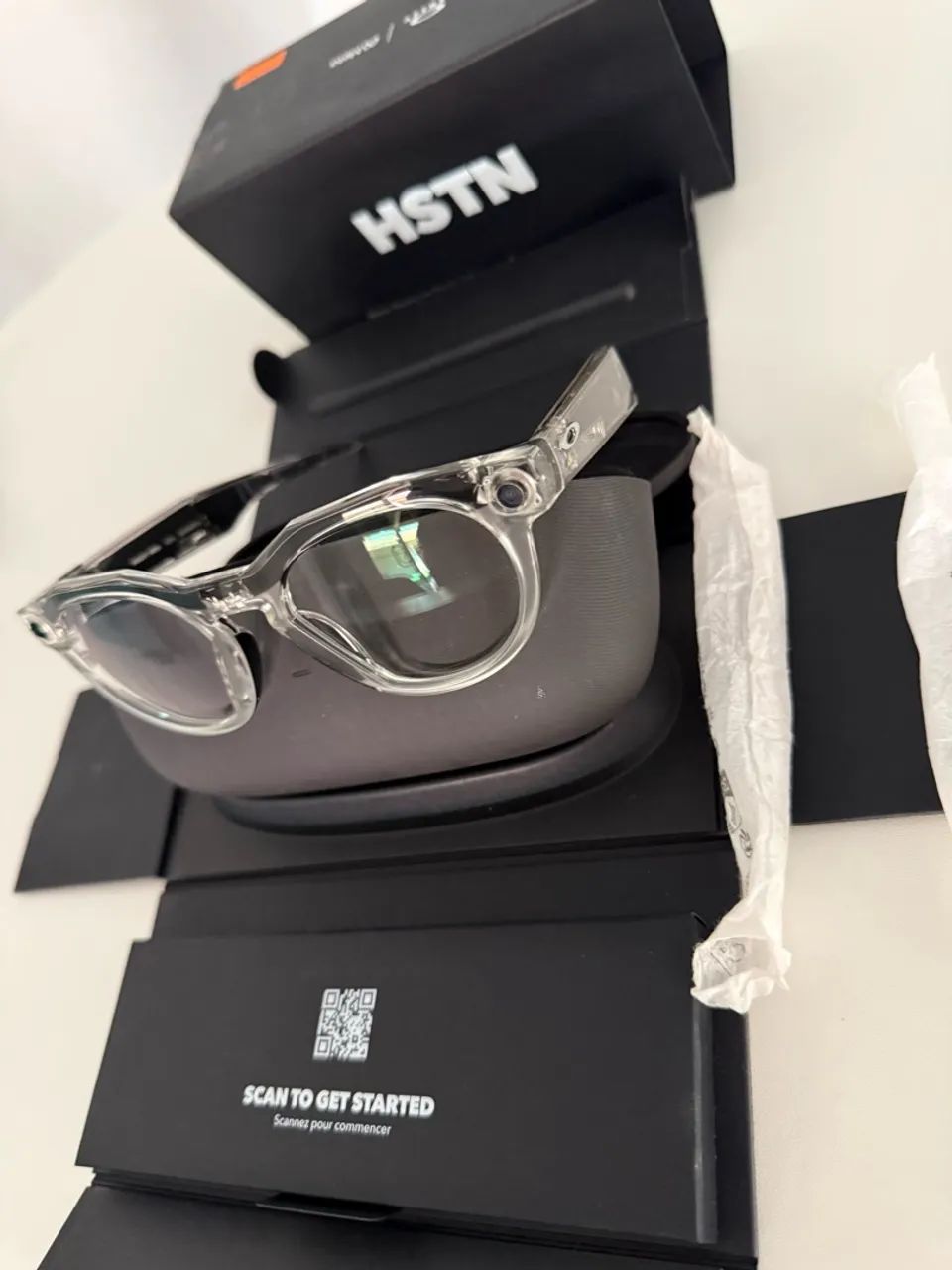 Óculos Oakley Hstn Meta Clear Transitions Grey