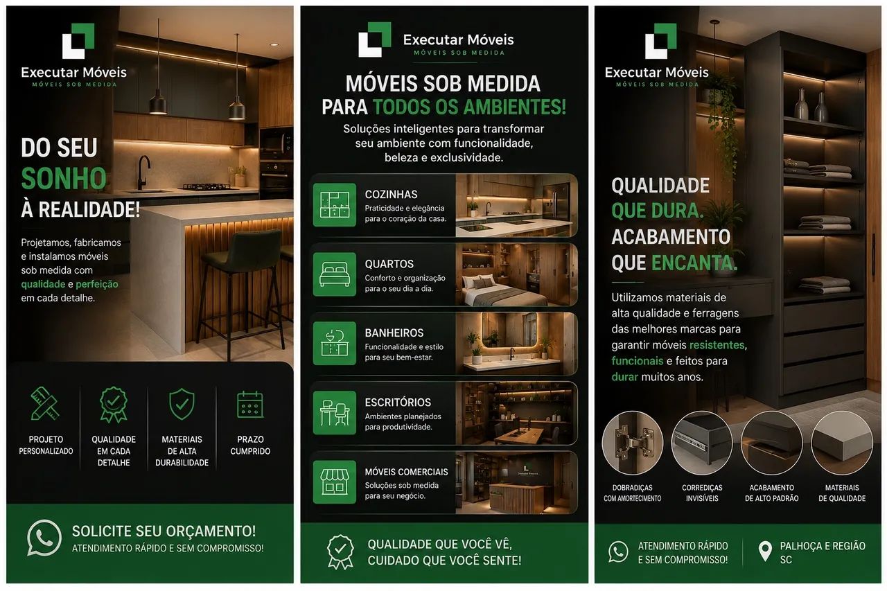 Móveis Planejados Sob Medida | Cozinhas, Quartos e Escritórios - Foto 2
