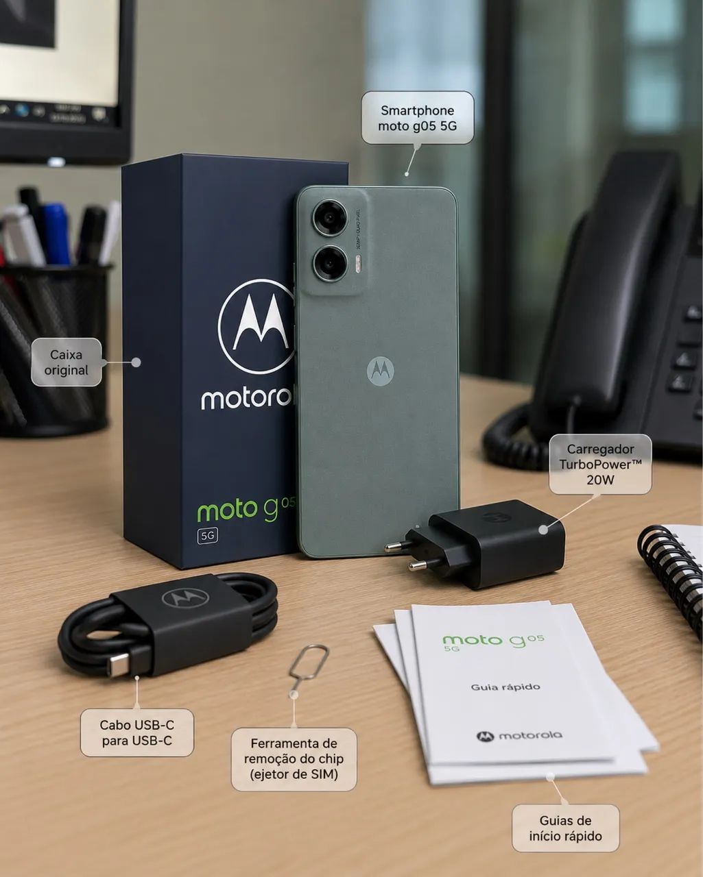 Motorola Moto G05 5G Novo Lacrado Original Na Caixa - Celulares e