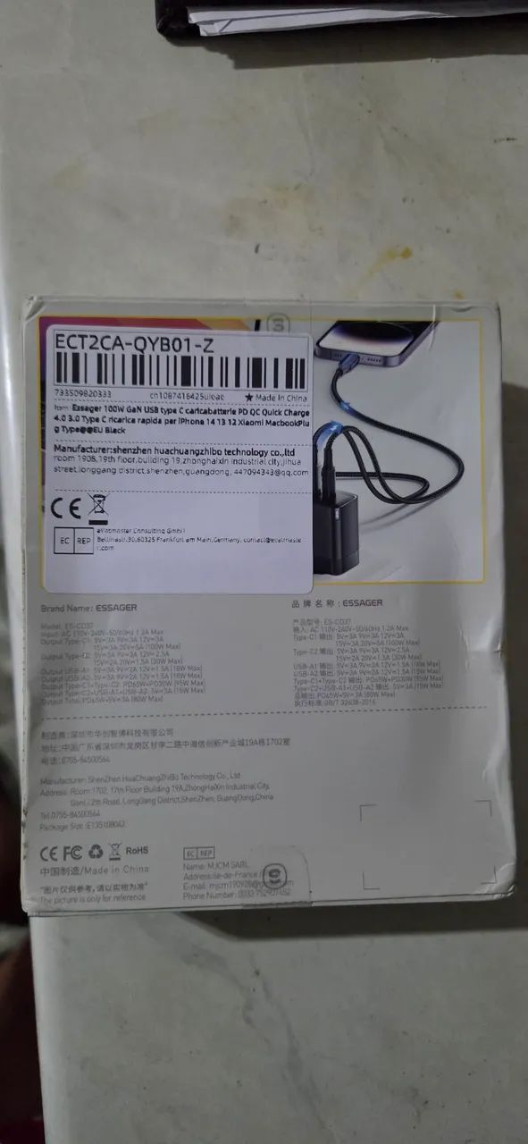 Carregador Essager 100w - Foto 2