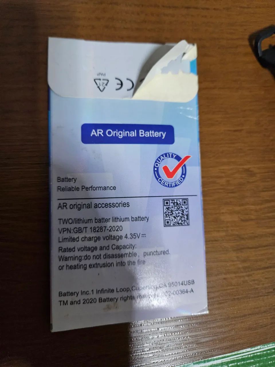 Bateria Iphone 6 nova lacrada - Foto 2