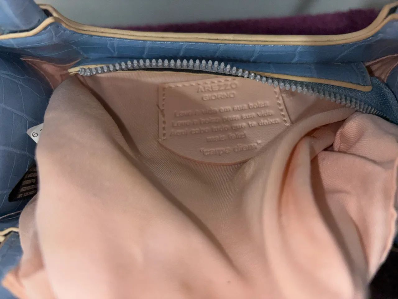 Bolsa azul Tiracolo Arezzo - Foto 4