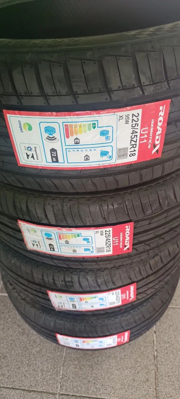 TORRANDO JOGO DE RODAS 18 POLEGADAS COM PNEUS (NUNCA INSTALADOS) - Foto 2