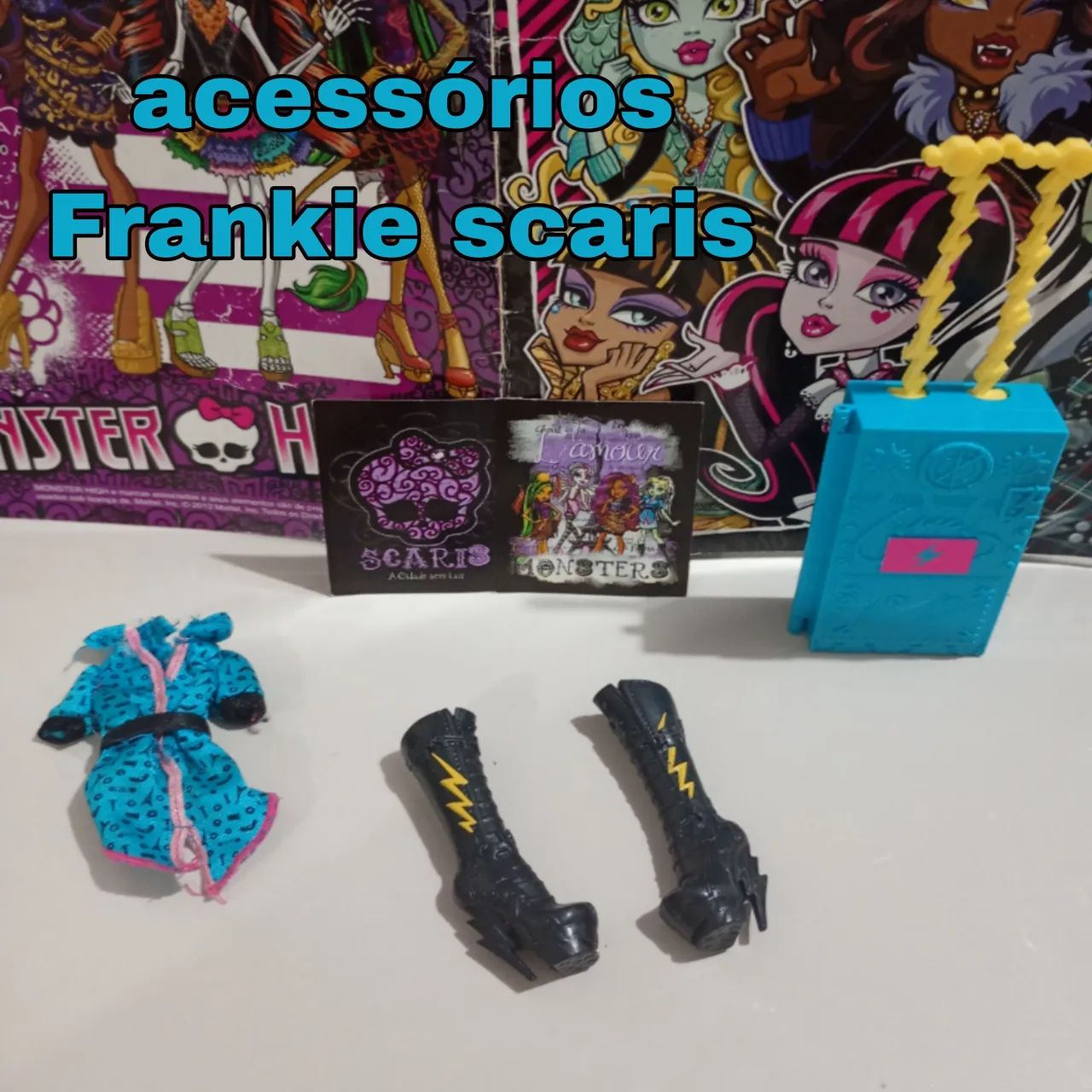 Monster high LOTE acessórios Frankie scaris