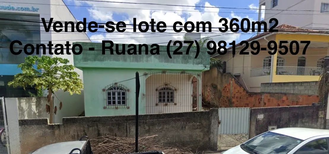 Vende-se lote no centro 360m2