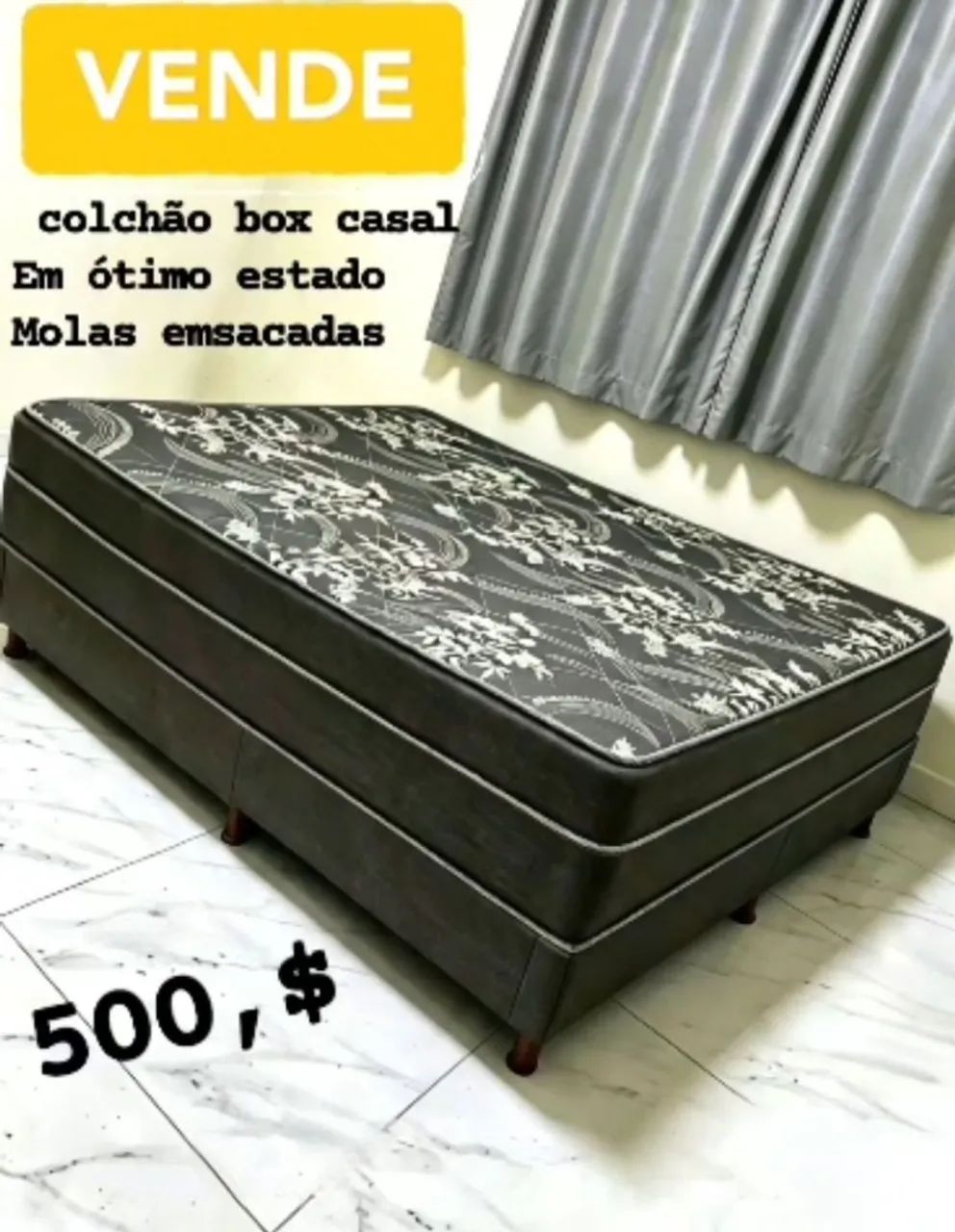 Cama box casal de molas ensacada - Foto 2