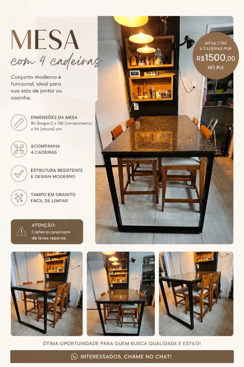 Mesa de Mármore  - Foto 3