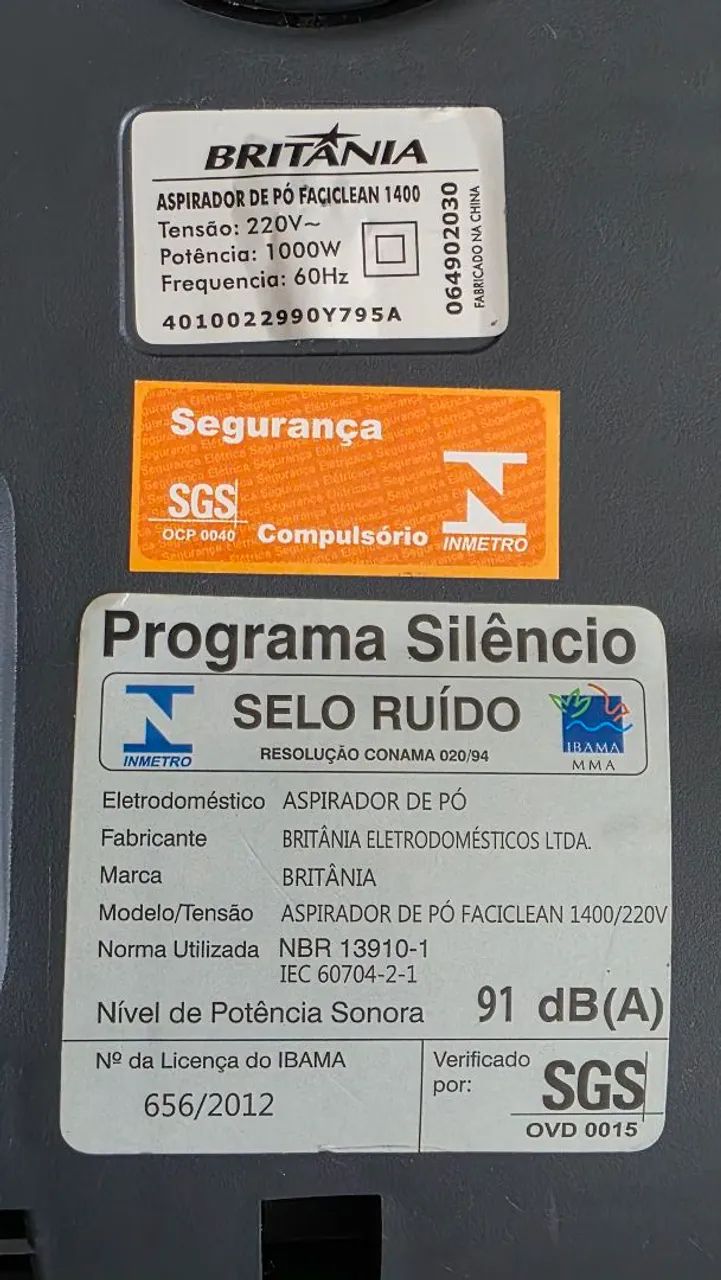 aspirador Britânia  - Foto 3