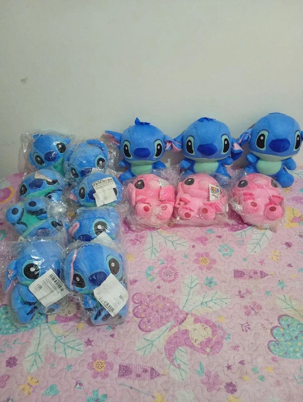 Lote de Pelúcias Stitch e Angel - Foto 2