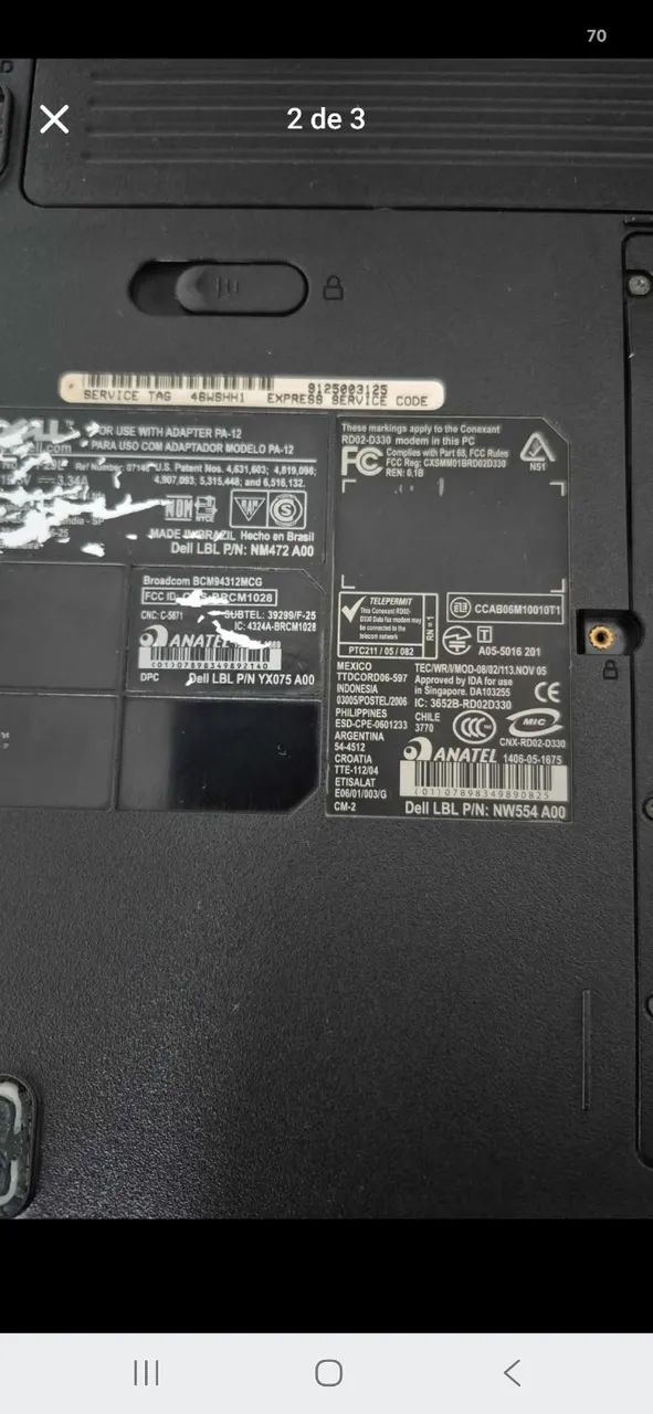 Notebook para retirada de peca  - Foto 3