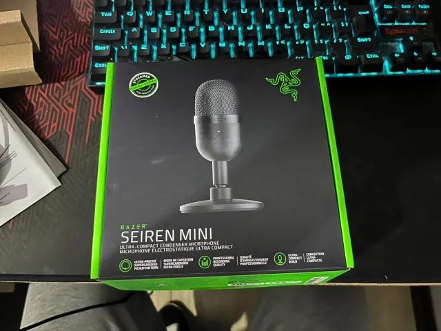 Razer Seiren Mini Preto COM DEFEITO!